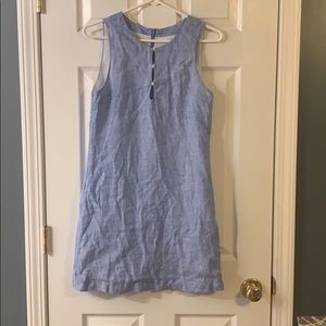 Island Company Linen Light Blue Dress
